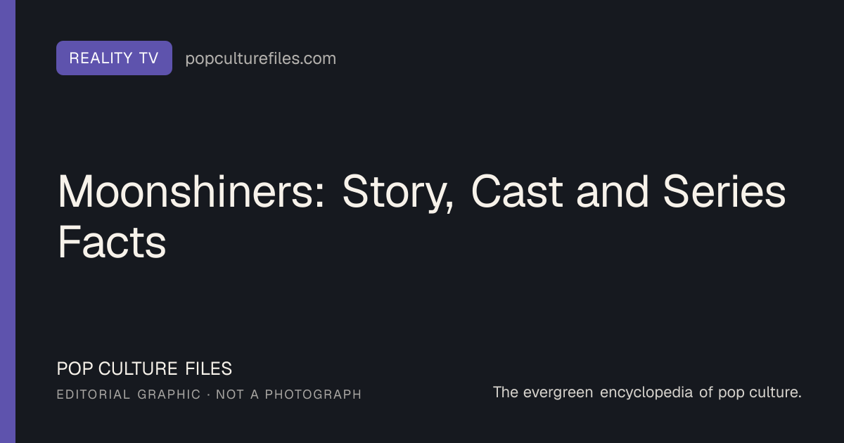 Editorial graphic for: Moonshiners: Story, Cast and Series Facts