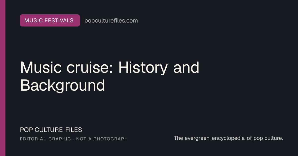 Editorial graphic for: Music cruise: History and Background