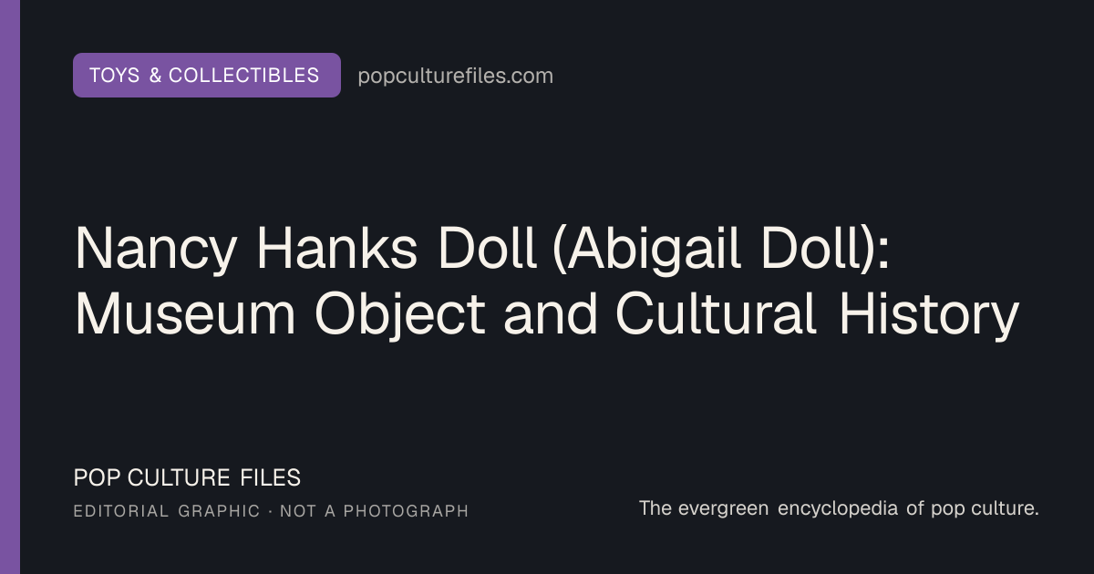 Editorial graphic for: Nancy Hanks Doll (Abigail Doll): Museum Object and Cultural History