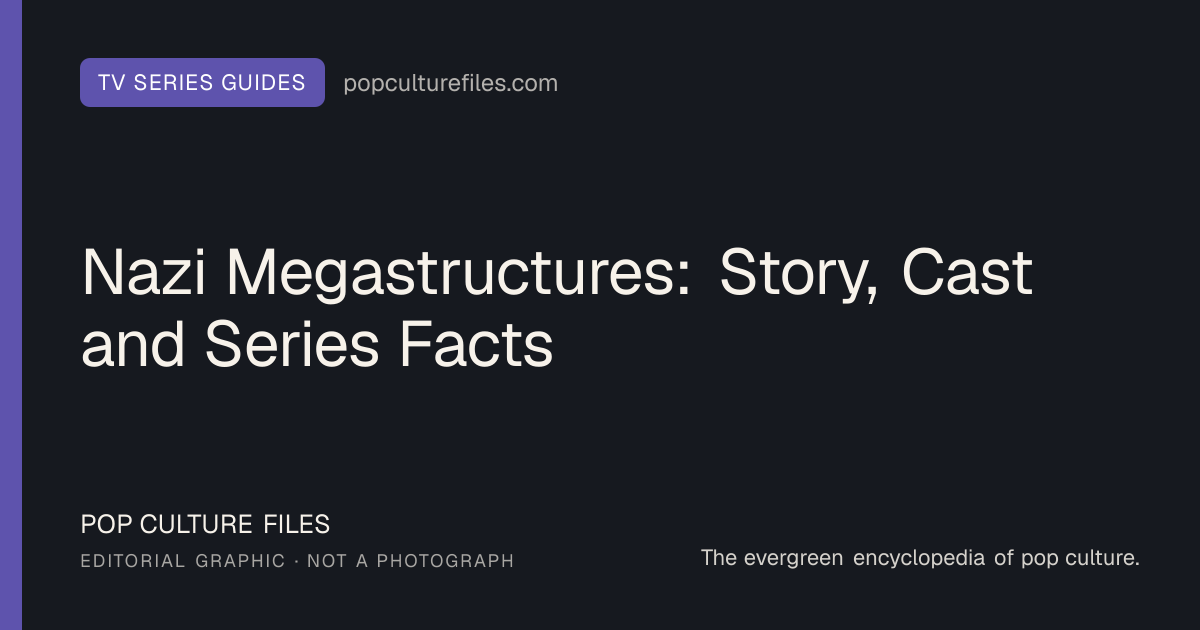 Editorial graphic for: Nazi Megastructures: Story, Cast and Series Facts