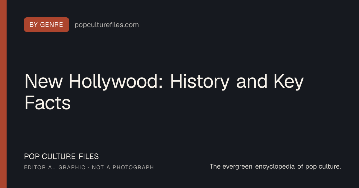 Editorial graphic for: New Hollywood: History and Key Facts
