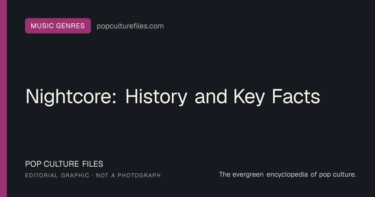Editorial graphic for: Nightcore: History and Key Facts