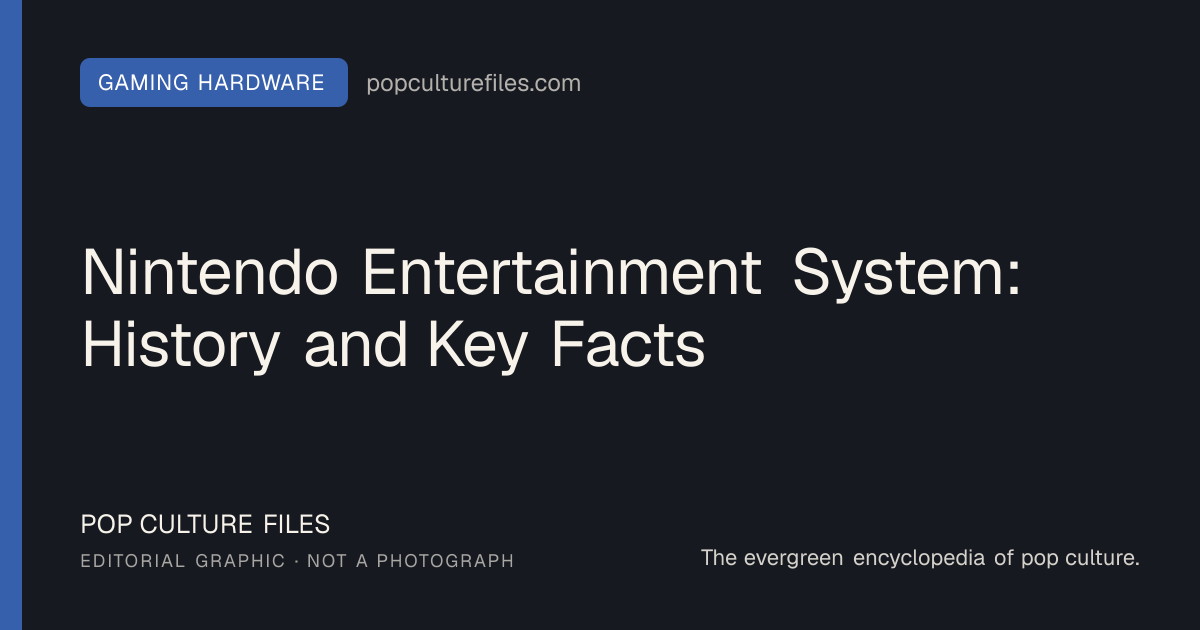 Original editorial graphic for Nintendo Entertainment System: History and Key Facts