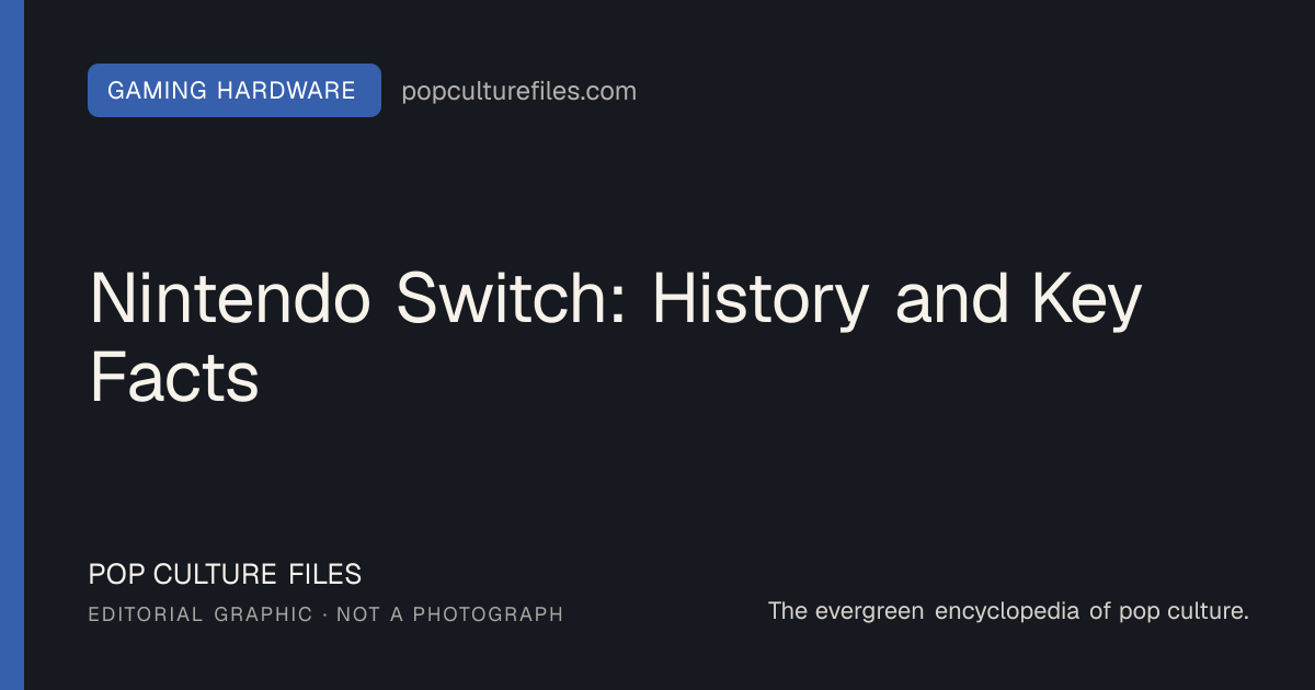 Editorial graphic for: Nintendo Switch: History and Key Facts