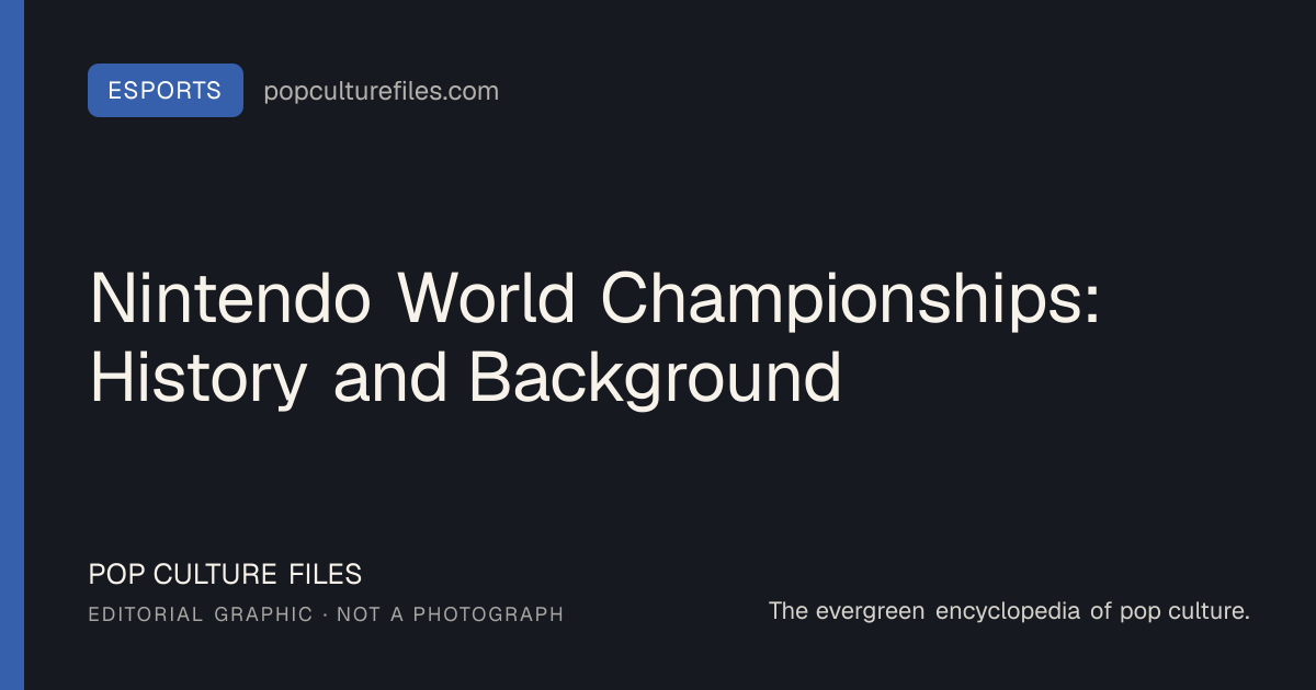 Editorial graphic for: Nintendo World Championships: History and Background
