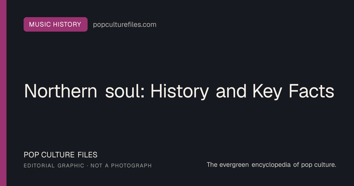 Editorial graphic for: Northern soul: History and Key Facts