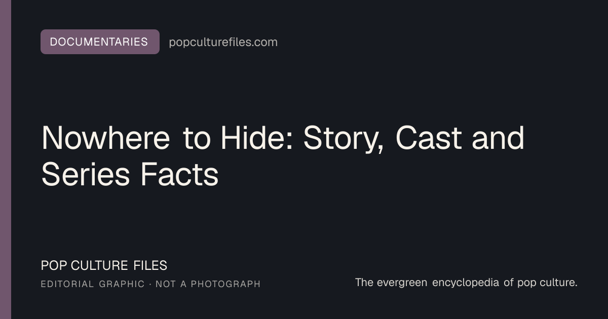 Editorial graphic for: Nowhere to Hide: Story, Cast and Series Facts