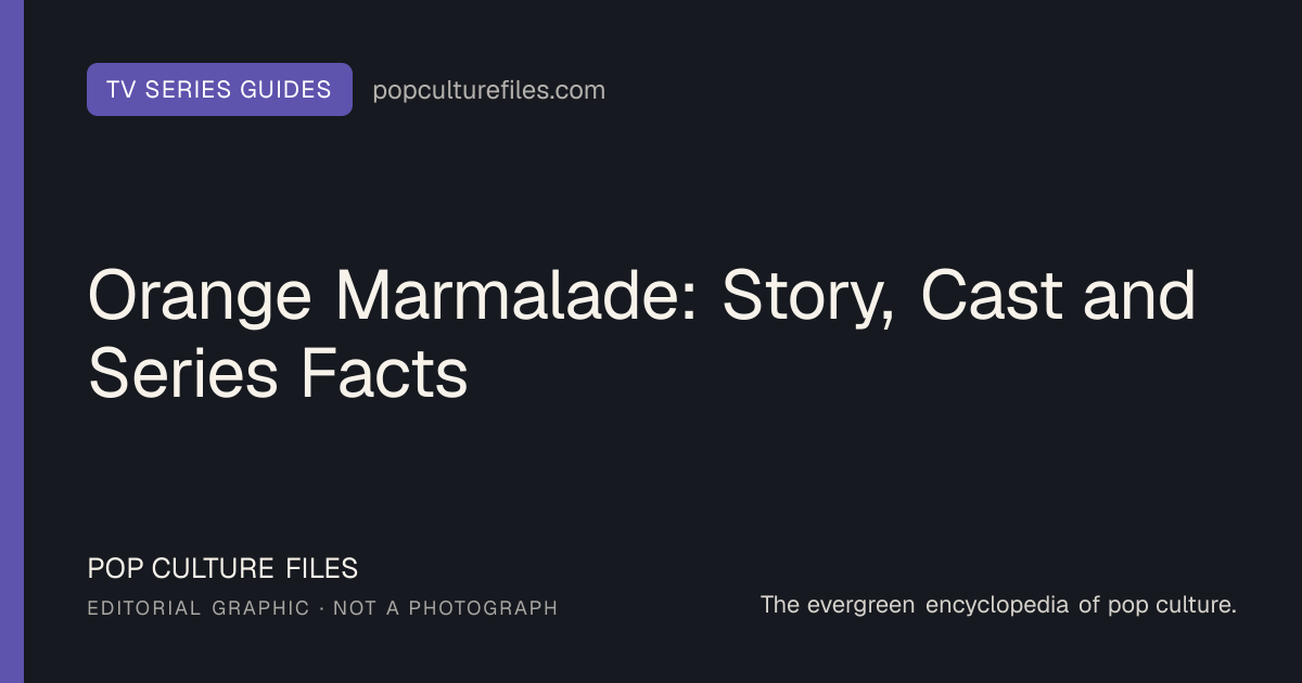 Editorial graphic for: Orange Marmalade: Story, Cast and Series Facts