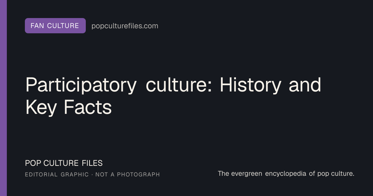 Editorial graphic for: Participatory culture: History and Key Facts