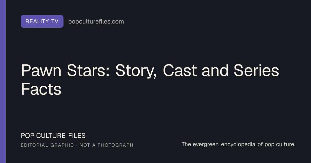 Editorial graphic for: Pawn Stars: Story, Cast and Series Facts