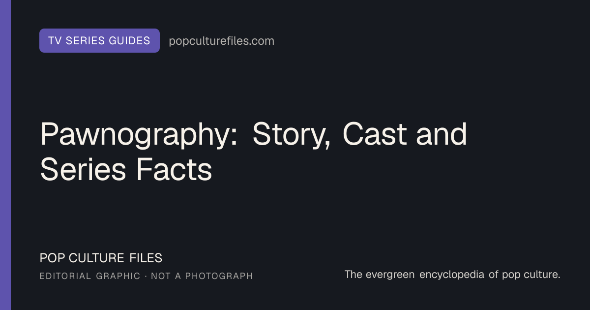 Editorial graphic for: Pawnography: Story, Cast and Series Facts