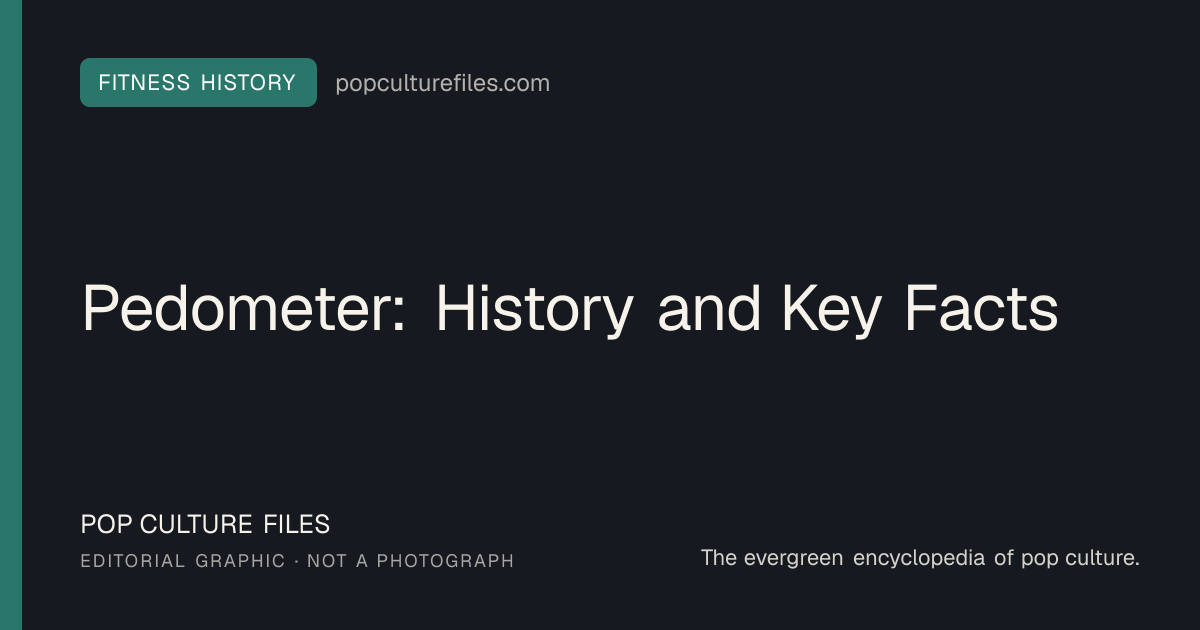 Editorial graphic for: Pedometer: History and Key Facts