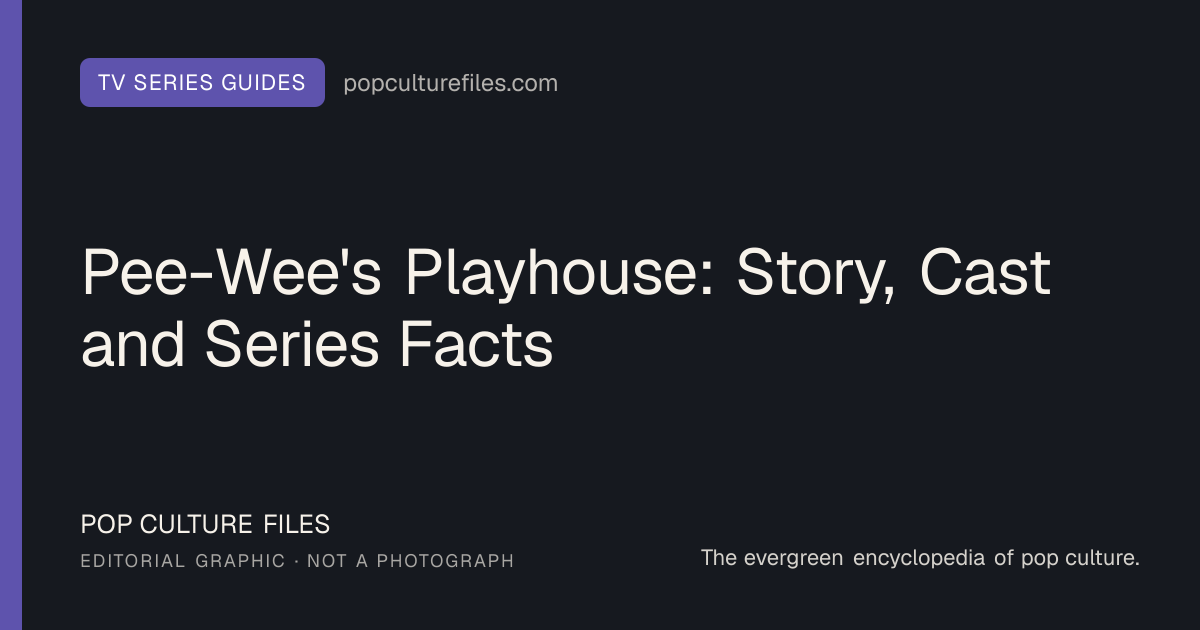 Editorial graphic for: Pee-Wee's Playhouse: Story, Cast and Series Facts