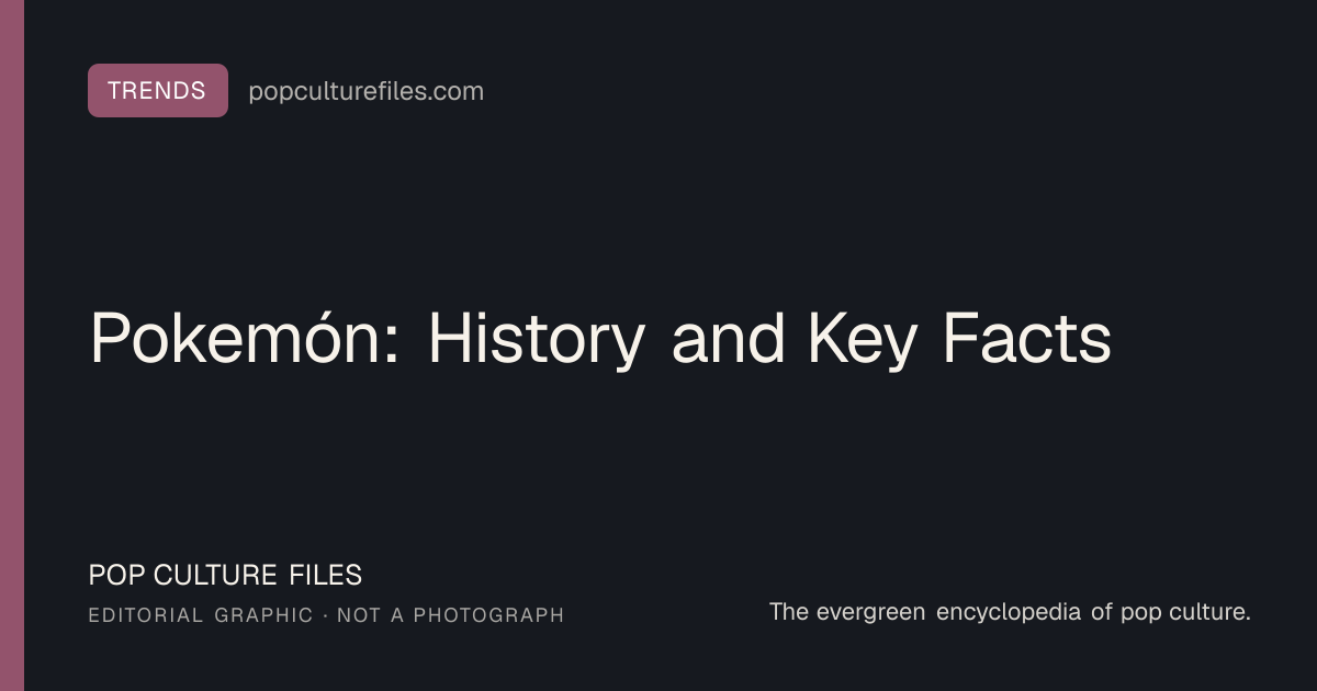 Editorial graphic for: Pokemón: History and Key Facts