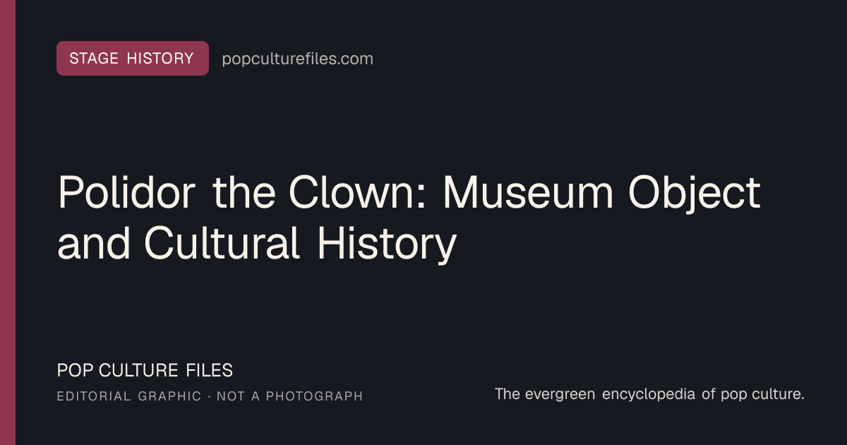 Editorial graphic for: Polidor the Clown: Museum Object and Cultural History