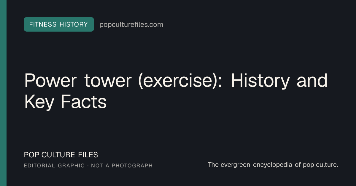 Editorial graphic for: Power tower (exercise): History and Key Facts