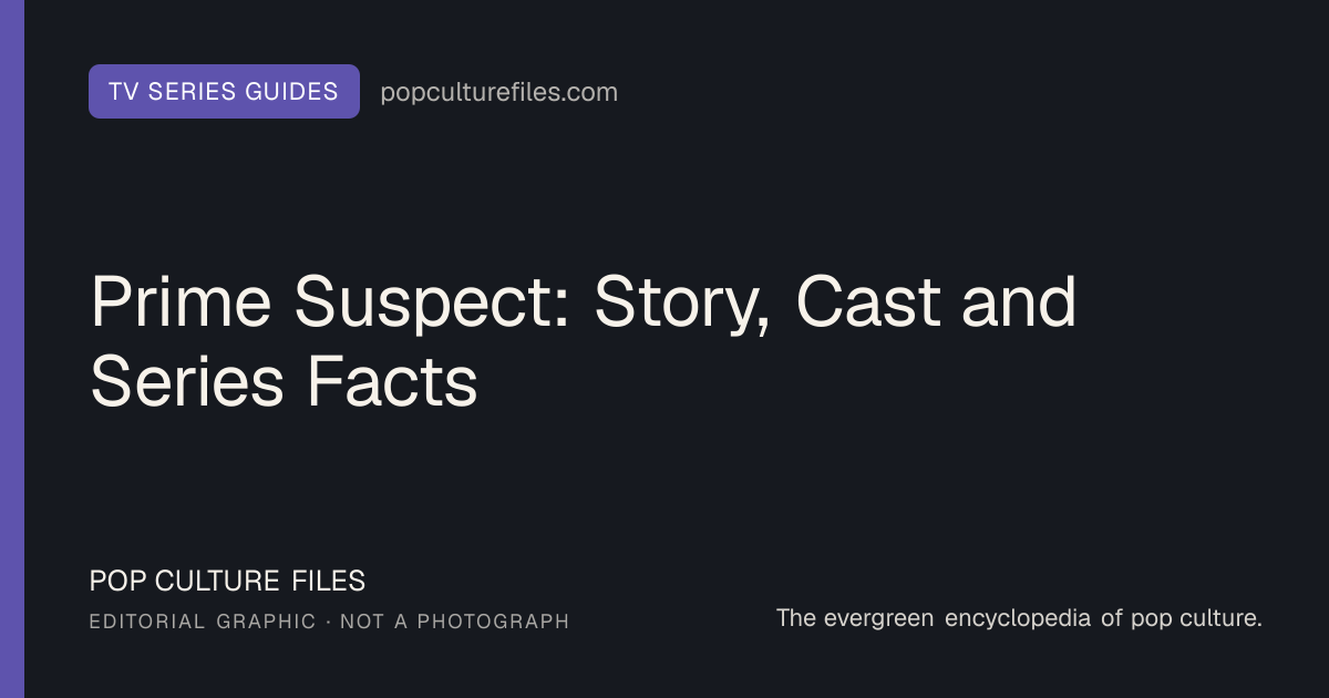Editorial graphic for: Prime Suspect: Story, Cast and Series Facts