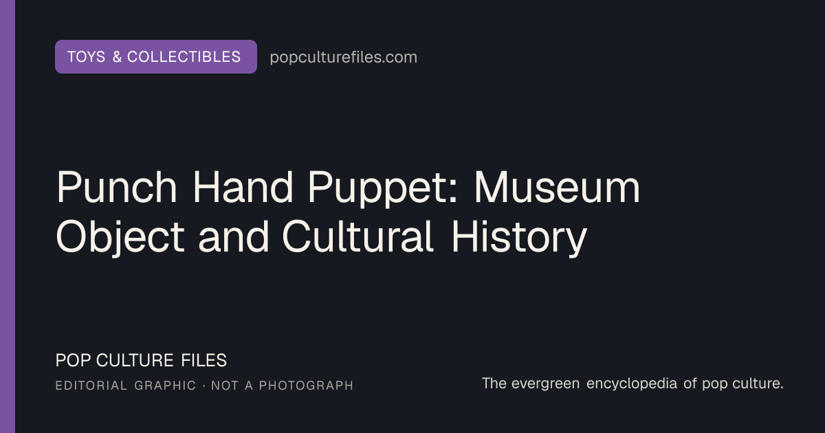 Editorial graphic for: Punch Hand Puppet: Museum Object and Cultural History