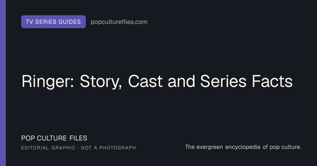 Editorial graphic for: Ringer: Story, Cast and Series Facts