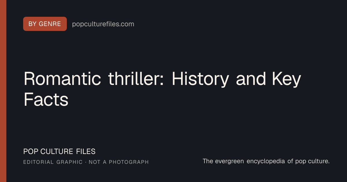 Editorial graphic for: Romantic thriller: History and Key Facts