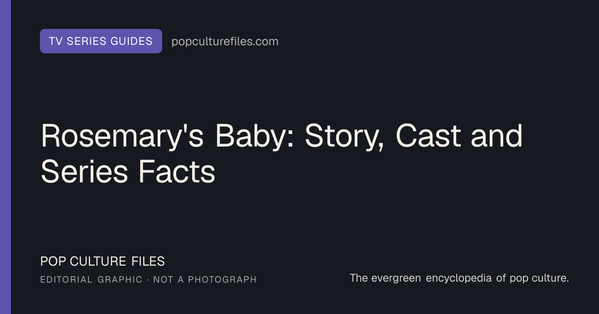 Editorial graphic for: Rosemary's Baby: Story, Cast and Series Facts
