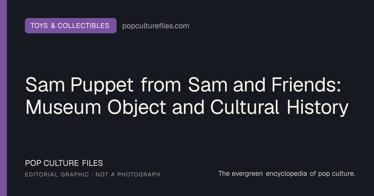 Editorial graphic for: Sam Puppet from Sam and Friends: Museum Object and Cultural History
