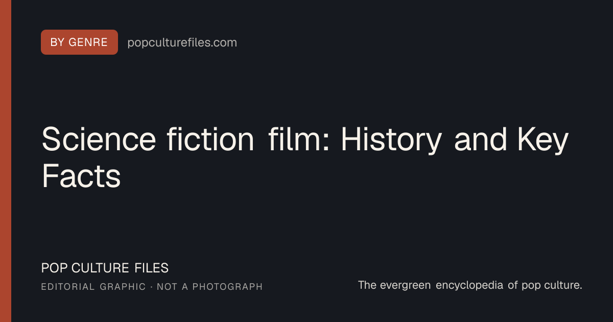 Editorial graphic for: Science fiction film: History and Key Facts