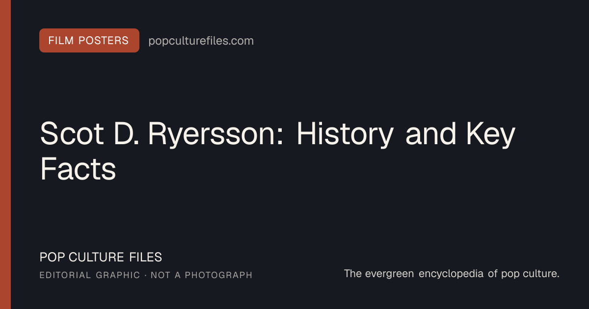Editorial graphic for: Scot D. Ryersson: History and Key Facts