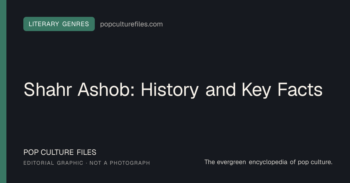 Editorial graphic for: Shahr Ashob: History and Key Facts