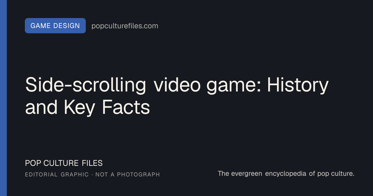 Editorial graphic for: Side-scrolling video game: History and Key Facts