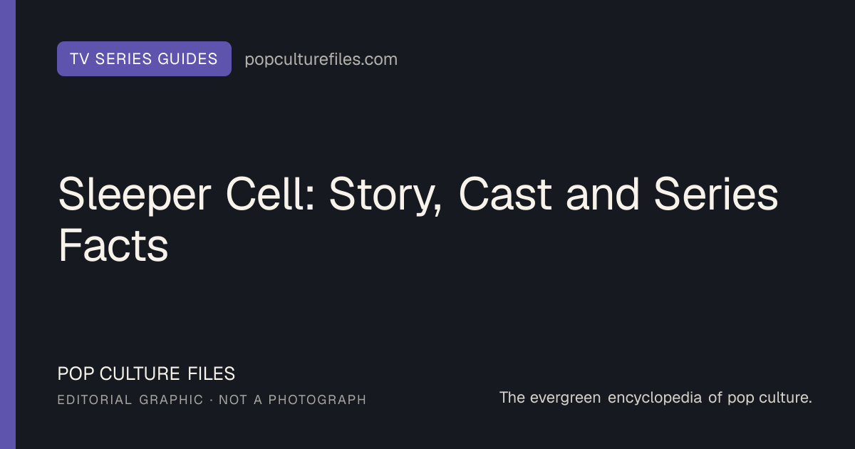 Editorial graphic for: Sleeper Cell: Story, Cast and Series Facts