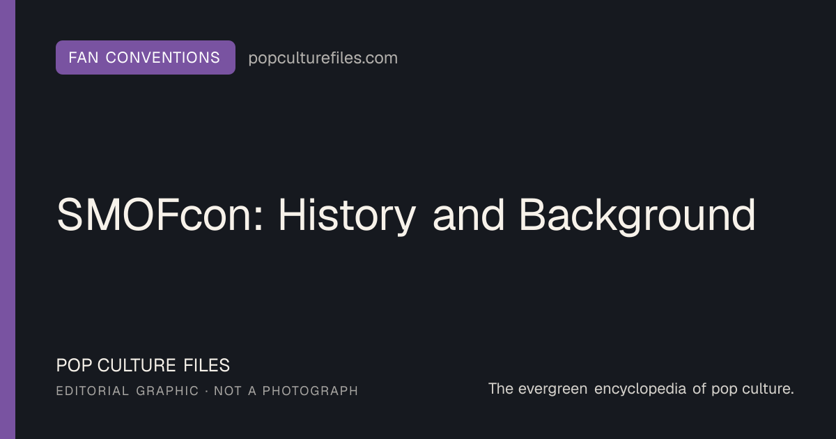 Editorial graphic for: SMOFcon: History and Background