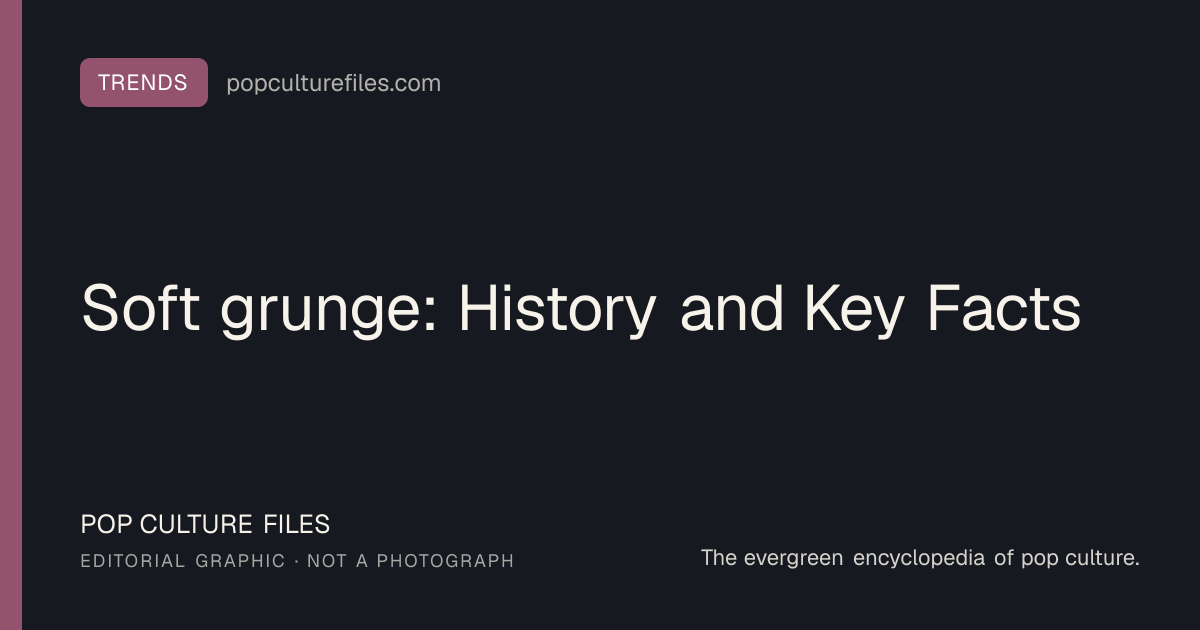 Editorial graphic for: Soft grunge: History and Key Facts