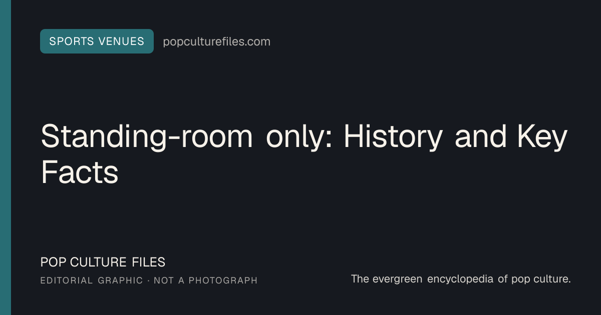 Editorial graphic for: Standing-room only: History and Key Facts