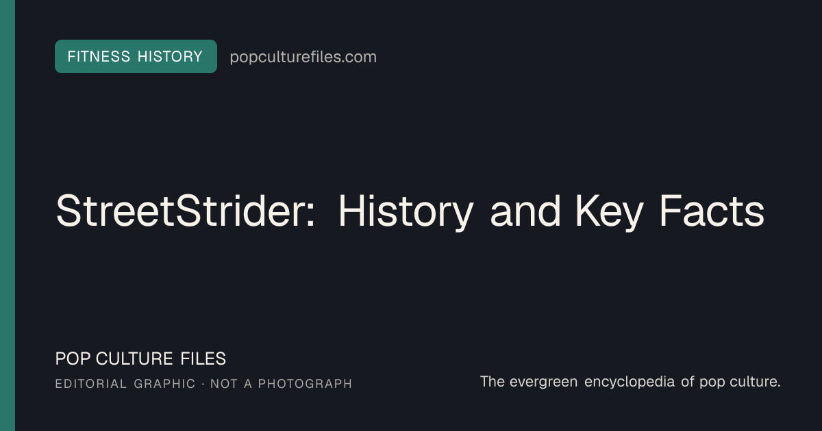 Editorial graphic for: StreetStrider: History and Key Facts