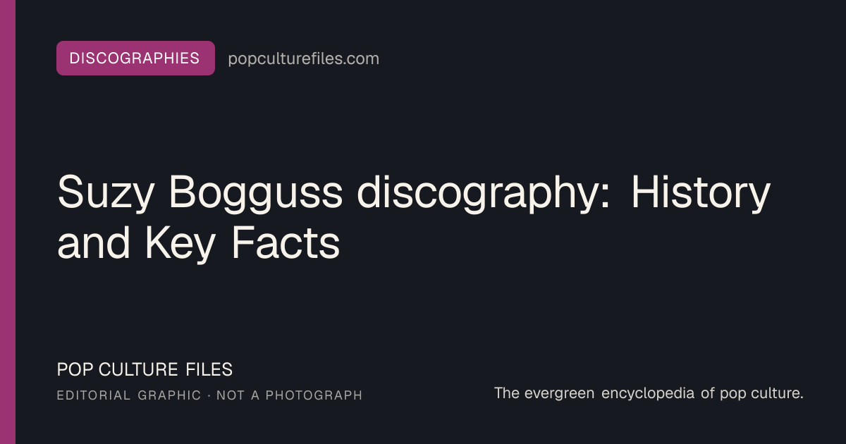 Editorial graphic for: Suzy Bogguss discography: History and Key Facts