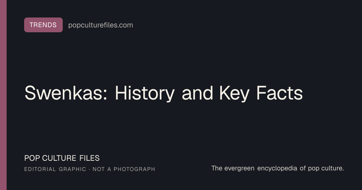 Editorial graphic for: Swenkas: History and Key Facts