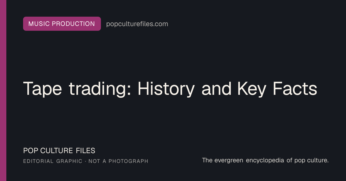 Editorial graphic for: Tape trading: History and Key Facts