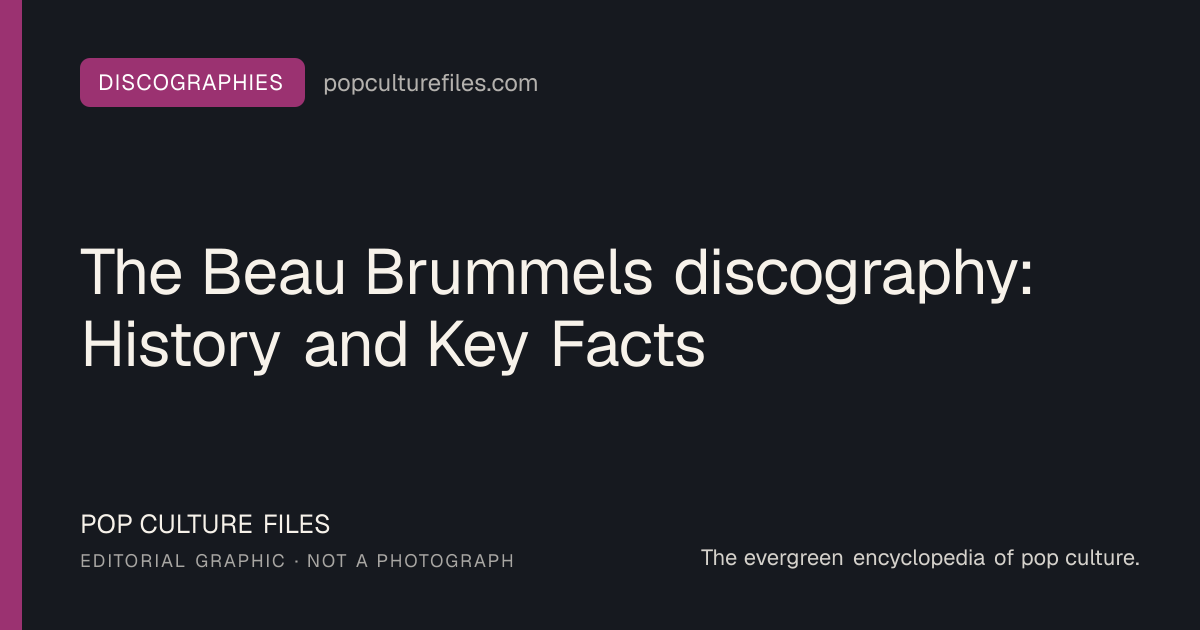 Editorial graphic for: The Beau Brummels discography: History and Key Facts