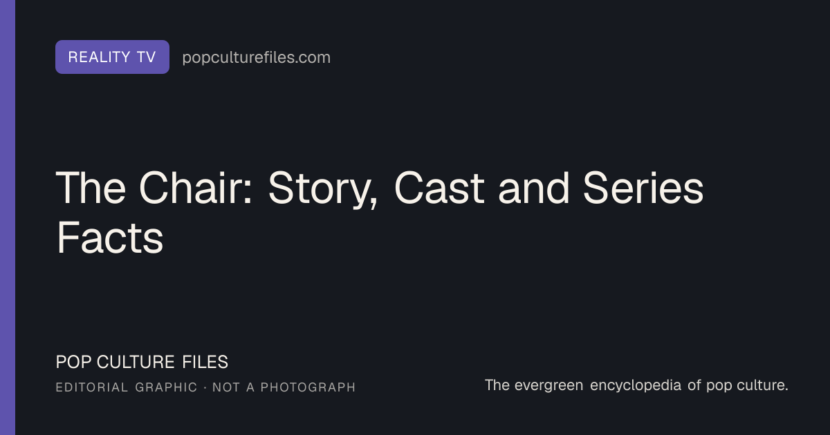 Editorial graphic for: The Chair: Story, Cast and Series Facts
