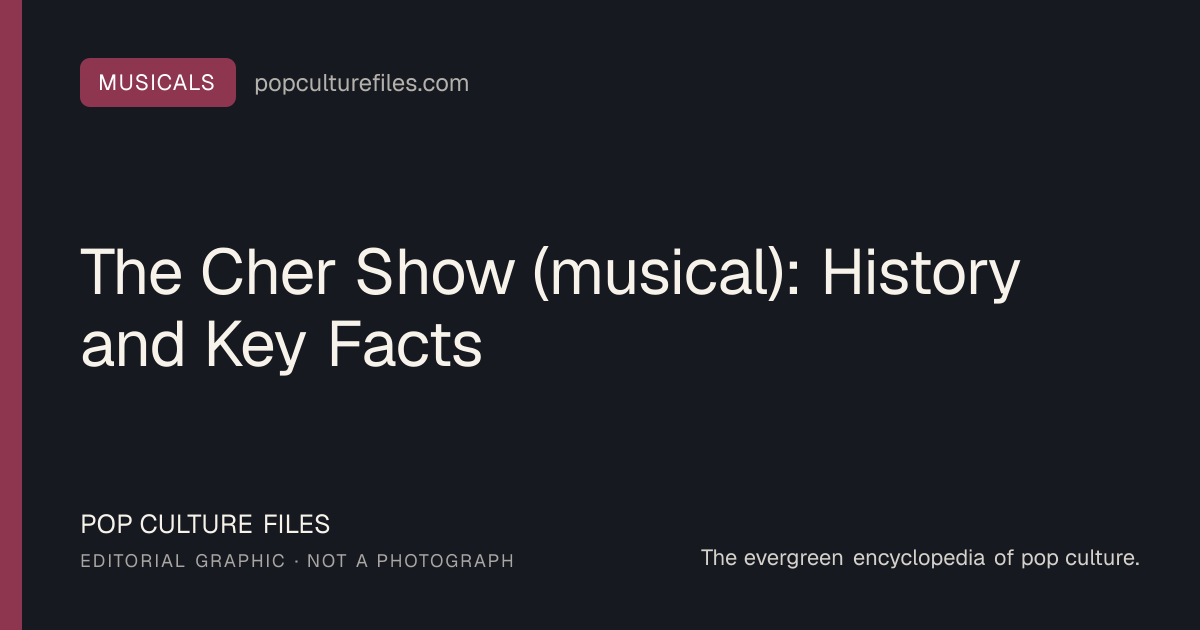 Editorial graphic for: The Cher Show (musical): History and Key Facts