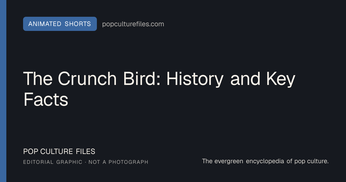 Editorial graphic for: The Crunch Bird: History and Key Facts
