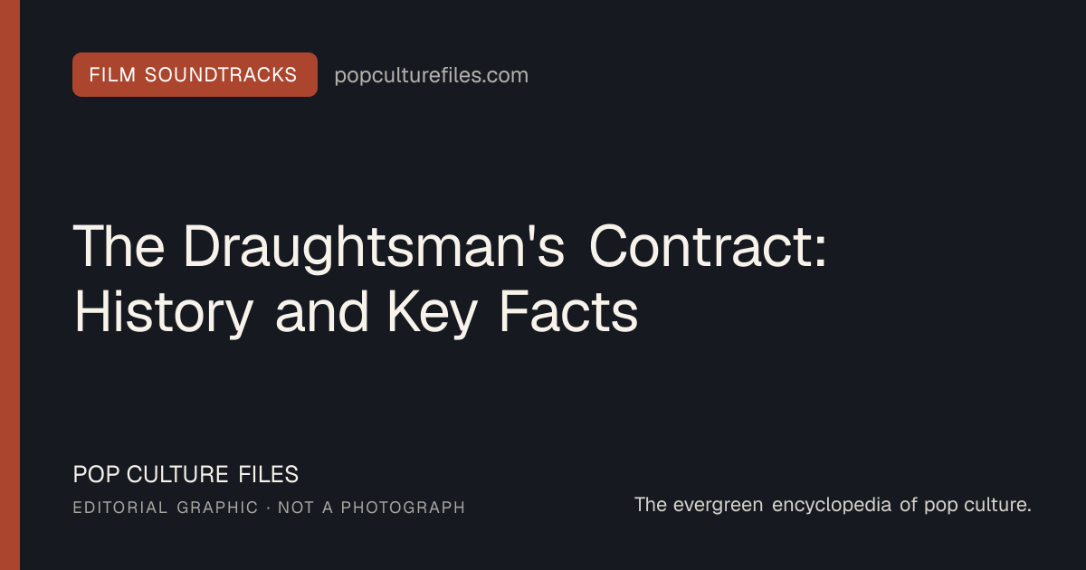 Editorial graphic for: The Draughtsman's Contract: History and Key Facts