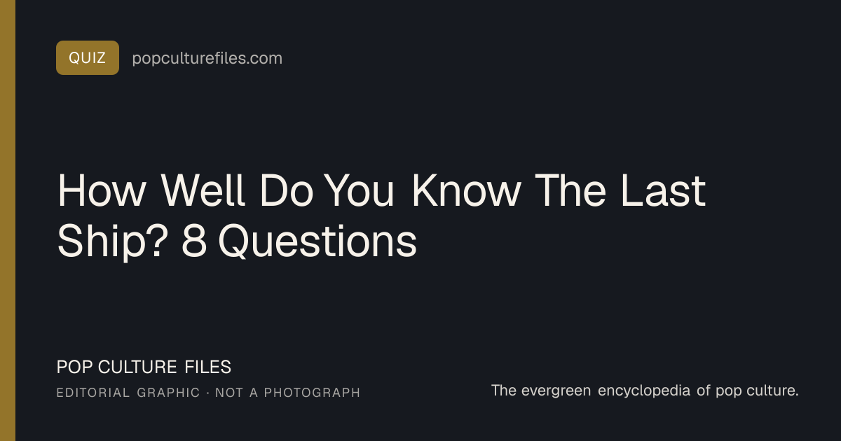 Editorial graphic for: How Well Do You Know The Last Ship? 8 Questions