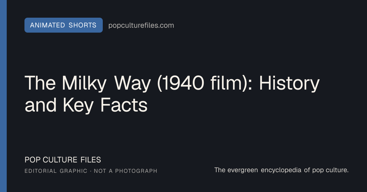 Editorial graphic for: The Milky Way (1940 film): History and Key Facts