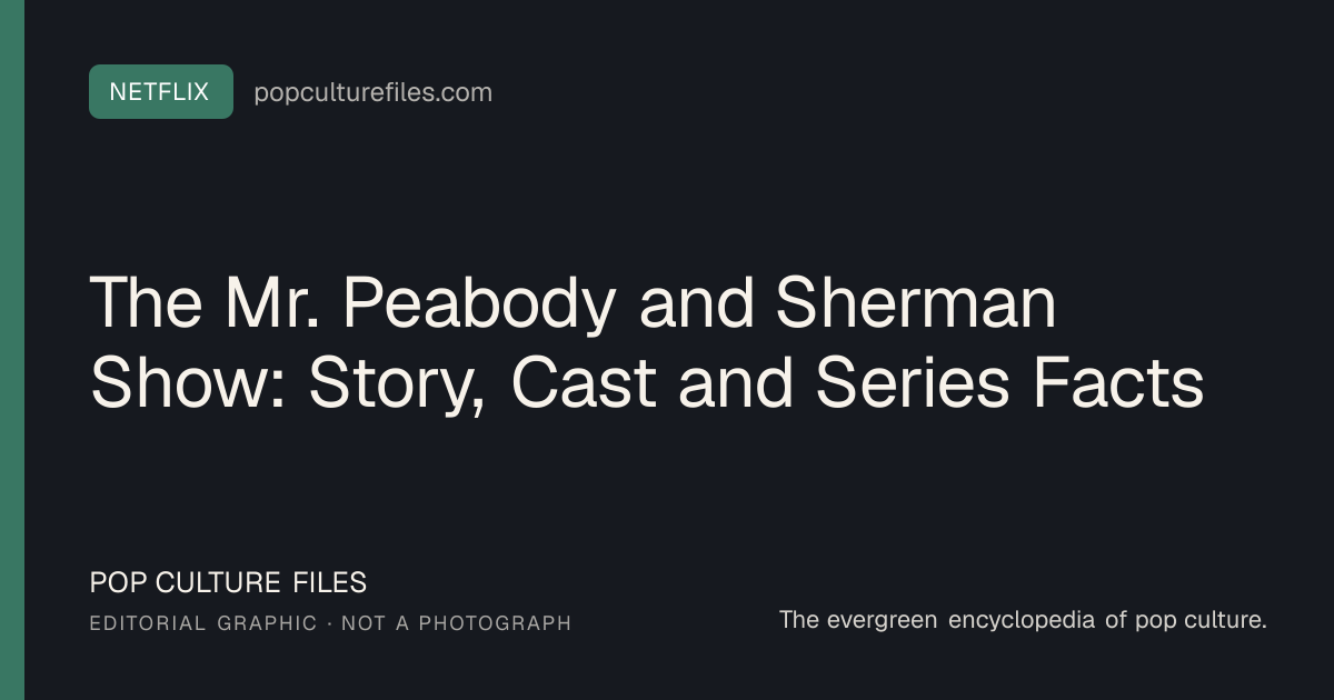 Editorial graphic for: The Mr. Peabody and Sherman Show: Story, Cast and Series Facts