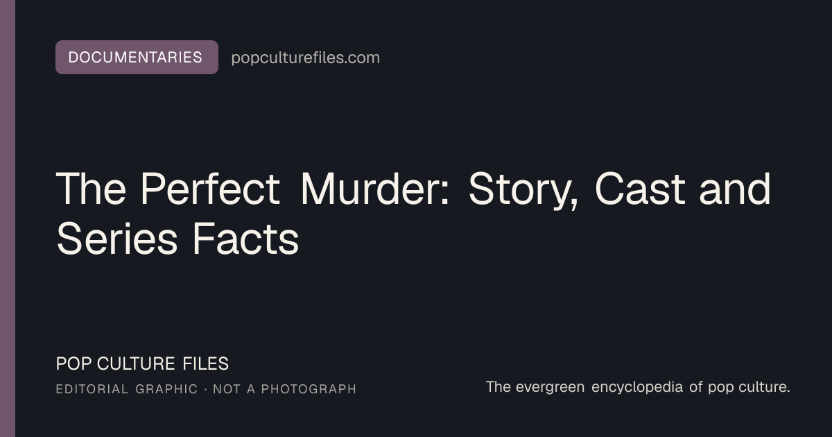 Editorial graphic for: The Perfect Murder: Story, Cast and Series Facts
