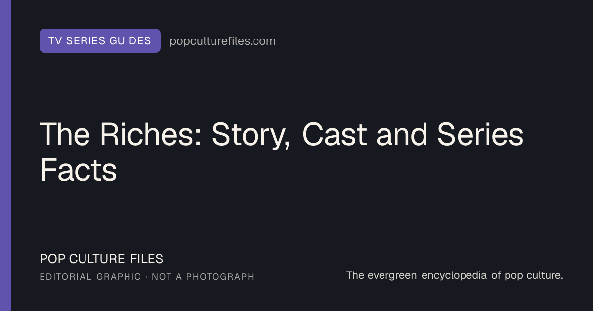 Editorial graphic for: The Riches: Story, Cast and Series Facts