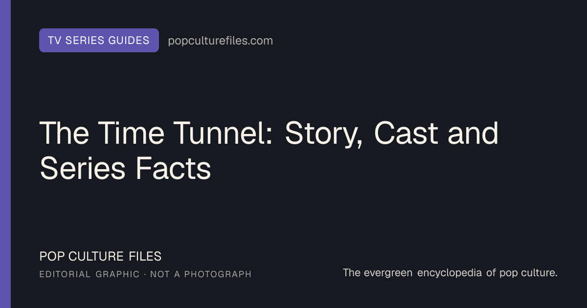 Editorial graphic for: The Time Tunnel: Story, Cast and Series Facts
