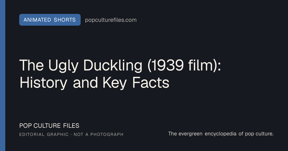 Editorial graphic for: The Ugly Duckling (1939 film): History and Key Facts